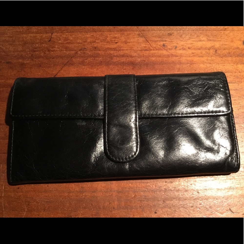 ❤️SOLD❤️Hobo International Black Leather Wallet